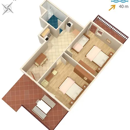 Family Friendly Seaside Nevidjane, Pasman - 325 Nevidane